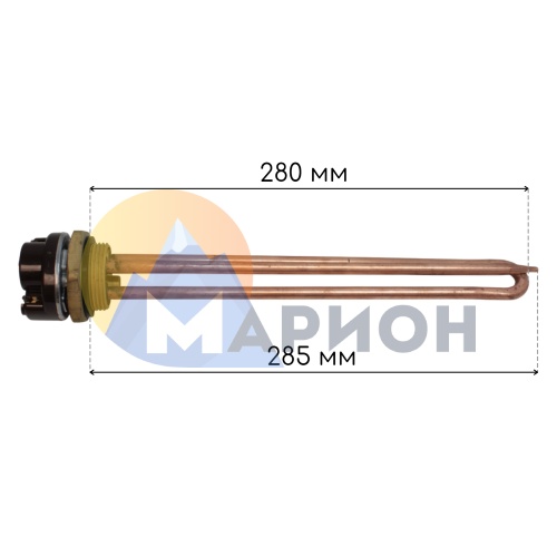 Тэновая группа RDT G1-1/4, L280, под анод M6, 1500Вт 230В ZPN Тэновая группа RDT G1-1/4, L280, под анод M6, 1500Вт 230В ZPN